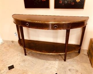 Burlewood console table by John Richards cost $3250 
$1600