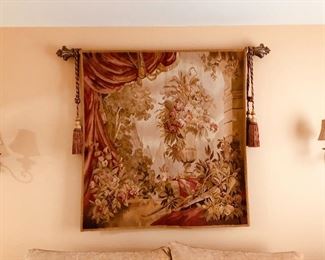 tapestry and hardware $600