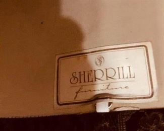 Tag on Sherrill sofa