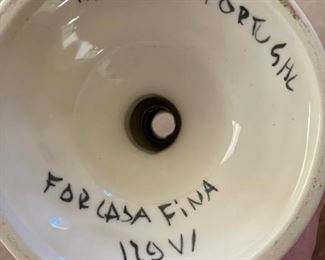 Ceramic Candlesticks - Made in Portugal. Photo 2 of 2.