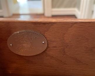 Baker Stately Homes Collection chippendale carved walnut display cabinet/bookcase. Measures 89" H x 48" W x 18" D. Photo 2 of 2.