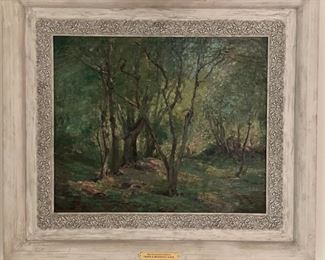 The Ironwood Grove by Frank A Bicknell. 34" W x 30" H. Photo 1 of 2.