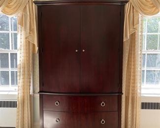 Lane dressing cabinet. Measures 44" W x 80" H x 23" D.