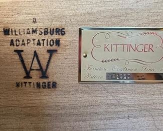 Pair of Kittinger side tables. Each measures 28"W x 18"D x 30" H. Photo 2 of 2.