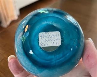 Big Wave, Kona, Hawaii paperweight. Photo 2 of 2.