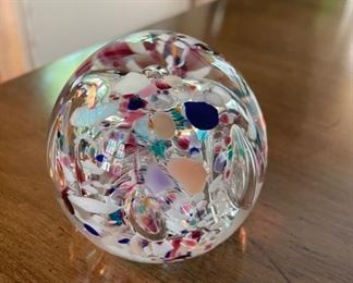 Vintage paperweight. Circa 1967. Photo 1 of 2.