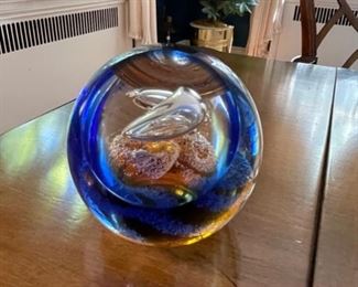 Utopia paperweight. Photo 1 of 2.