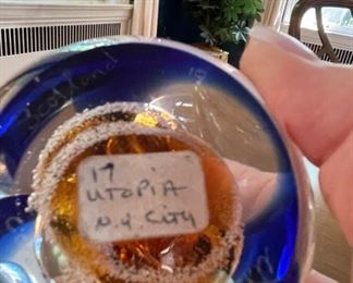 Utopia paperweight. Photo 2 of 2.