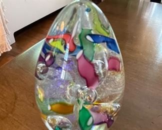 Glass paperweight. Colorado. Photo 1 of 2.