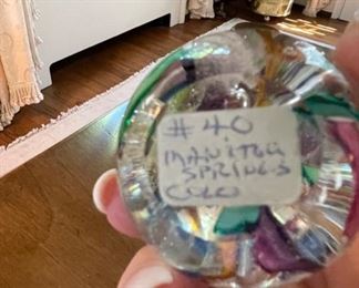 Glass paperweight. Colorado. Photo 2 of 2.