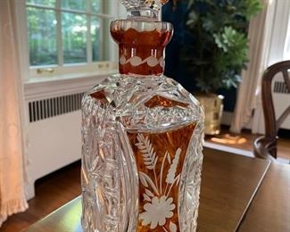 Crystal Decanter.