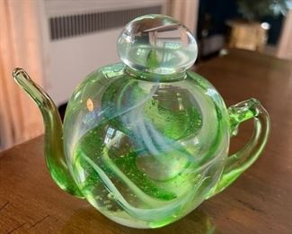 Tea Pot Paperweight.