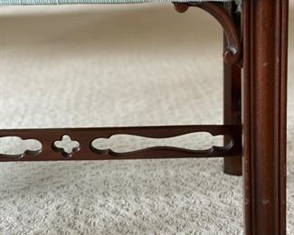 Upholstered roll arm bench. Photo 2 of 2.