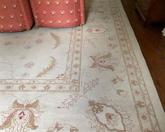 Peshawar Oushak rug. Measures 17' x 27'. Photo 1 of 3.