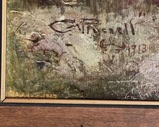 Replica CM Russell oil painting. Photo 2 of 2.