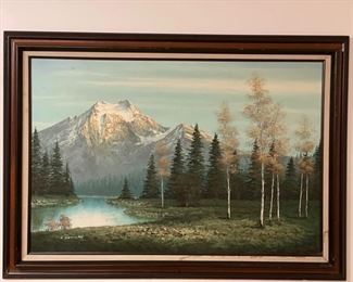 Original oil painting signed by artist. Photo 1 of 2.