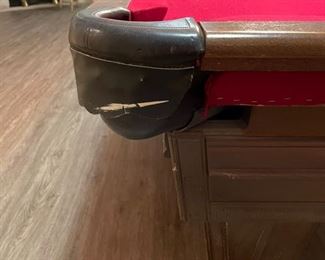 Brunswick Heritage Pool Table. Photo 2 of 4.