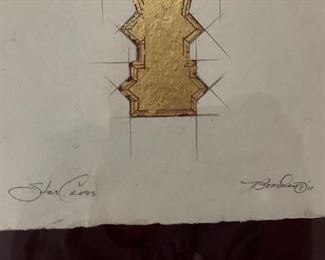 Star Cross. Signed by artist. Photo 2 of 2.