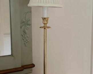 Pair of candlestick table lamps. Photo 1 of 2.