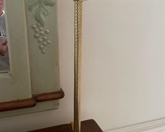 Pair of candlestick table lamps. Photo 2 of 2.