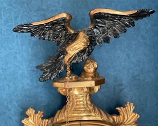 Federal Style Convex Mirror - 2 available. Each measures 31"H. Depth at widest point is 7 " D. Photo 2 of 2.