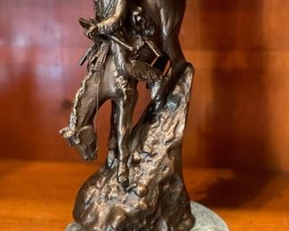 Bronze signed by artist. Photo 1 of 2.