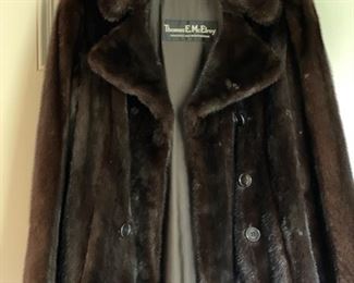 Vintage Pierre Cardin Mink Pea Coat. Size S/M. Photo 1 of 2.