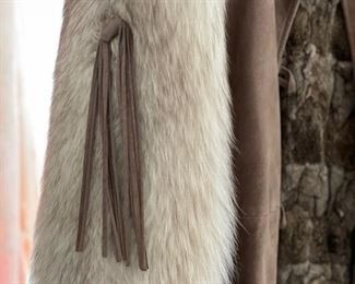 Mink Lined, Fox Fur Coat. Photo 2 of 2.