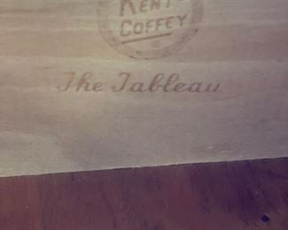 Kent-Coffey The Tableau Low-Boy 9-Drawer Dresser. Walnut veneer. Measures 64” W x 19” D x 31.25” H. Photo 2 of 2.