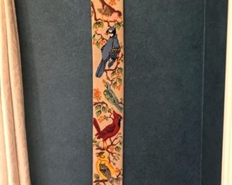 Needlepoint bell pull & bell.