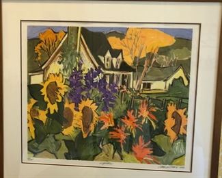 Country scene signed by artist. Photo 1 of 2.
