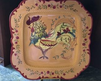 Italian ceramic platter.