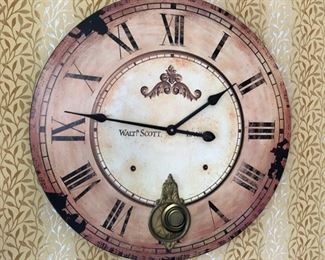 Vintage Walt Scott Lauder Wall Clock.