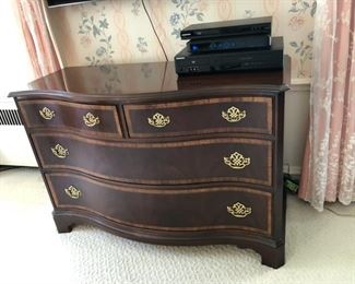 Hickory 4-Drawer Bureau. Measures 50"W x 33"D x 19"H.