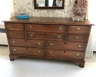 Statton 10-drawer bureau. Measures 63"W x 20" D x 35" H. Photo 1 of 2.