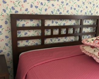 Room & Board Full-size head board. Mattress and Boxspring available, too.