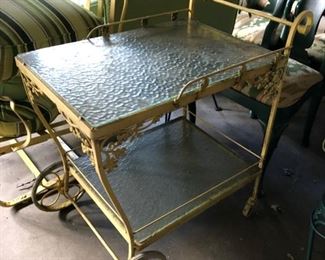 Vintage Russell Woodard Orleans Bar/Tea Cart