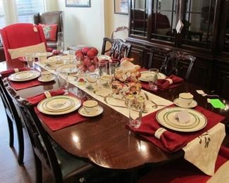 Kindel Dining Table, Chairs, comes with protective table pads