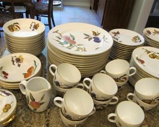 Royal Worchester "Evesham" Dishes