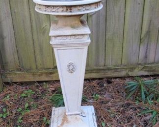 Sundial with Concrete Base