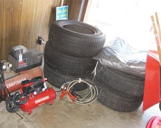Air Compressors and SNOW Tires.