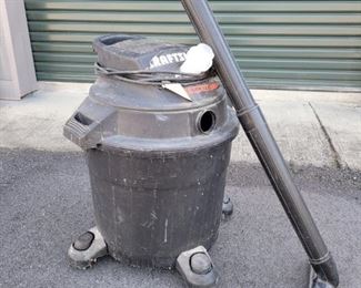 https://ctbids.com/#!/description/share/687779 Large Craftsman shop-vac. 28" tall 19" around. Has multiple attachments, see pictures for details