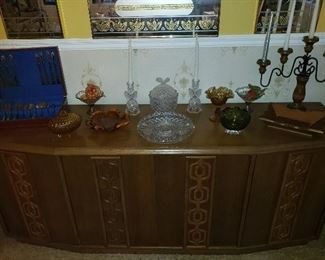 1950's Polynesian Style Mid Century Buffet
