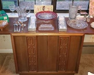 1960's Polynesian Style Mid Century Server