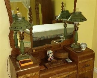 Vintage Vanity and Mirror