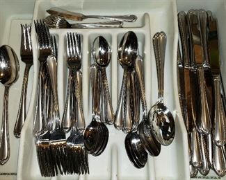 Lenox Butlers Pantry Flatware Service for 12 Like New Condition