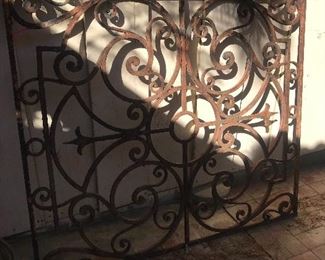 $100 Old wrought iron gate.  51"x44"