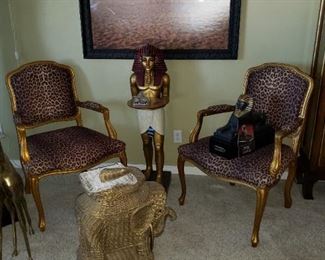 Animal gilded Chairs