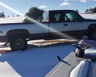 1997 Chevy PU, no key and waiting on Dup Title vin 1GCGK29J1VE170233