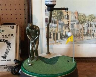 Novelty Golf Lamp